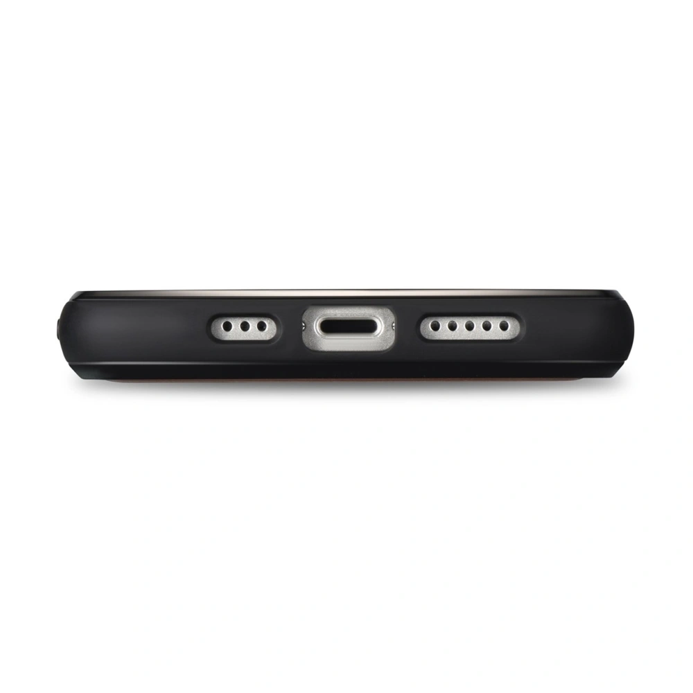 Hurtownia GSM - Etui iCarer Leather Oil Wax MagSafe Apple iPhone 14 czarny - ICR421 - {ean13} - Hurt