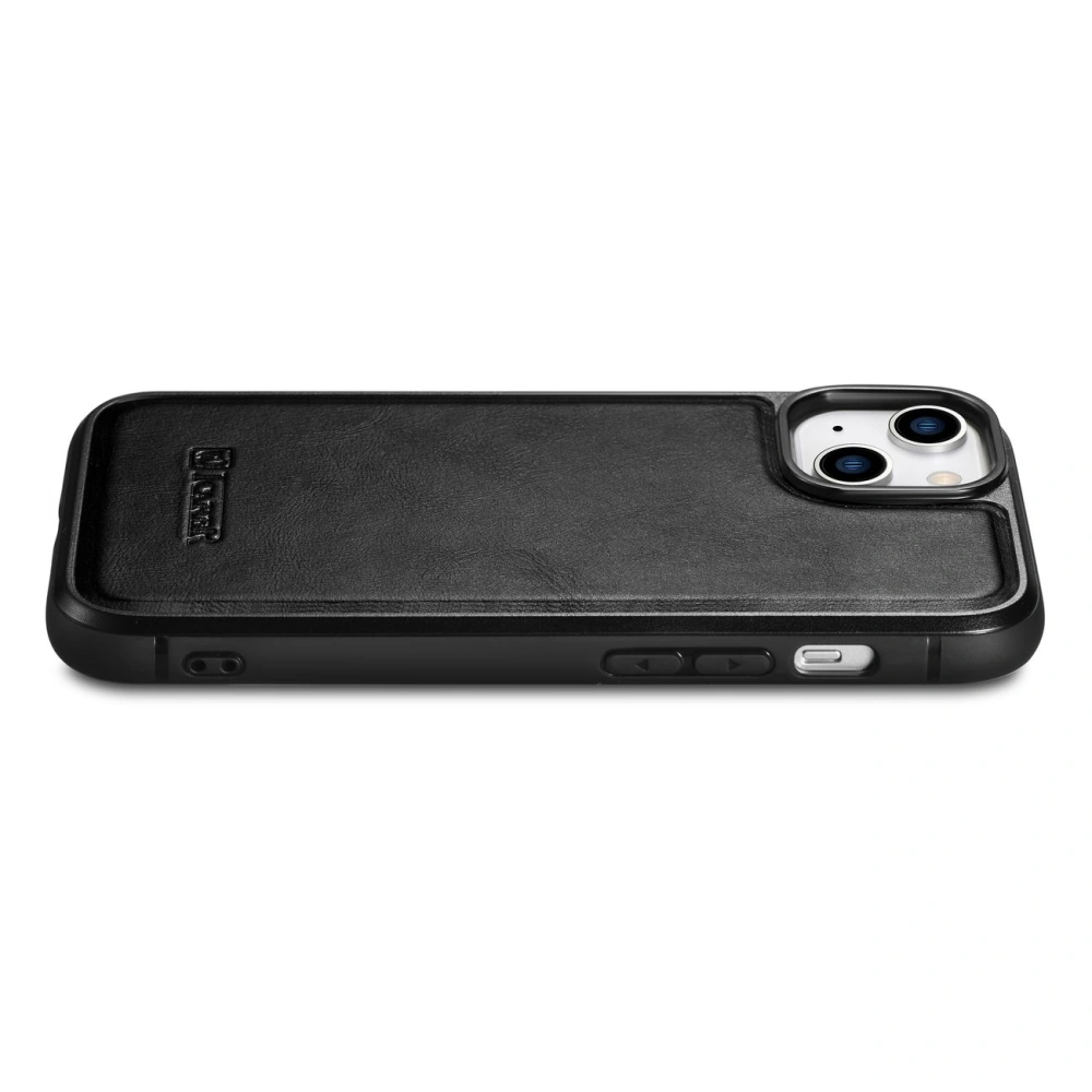 Hurtownia GSM - Case iCarer Lederölwachs MagSafe Apple iPhone 14 schwarz - ICR421 - {ean13} - Hurt