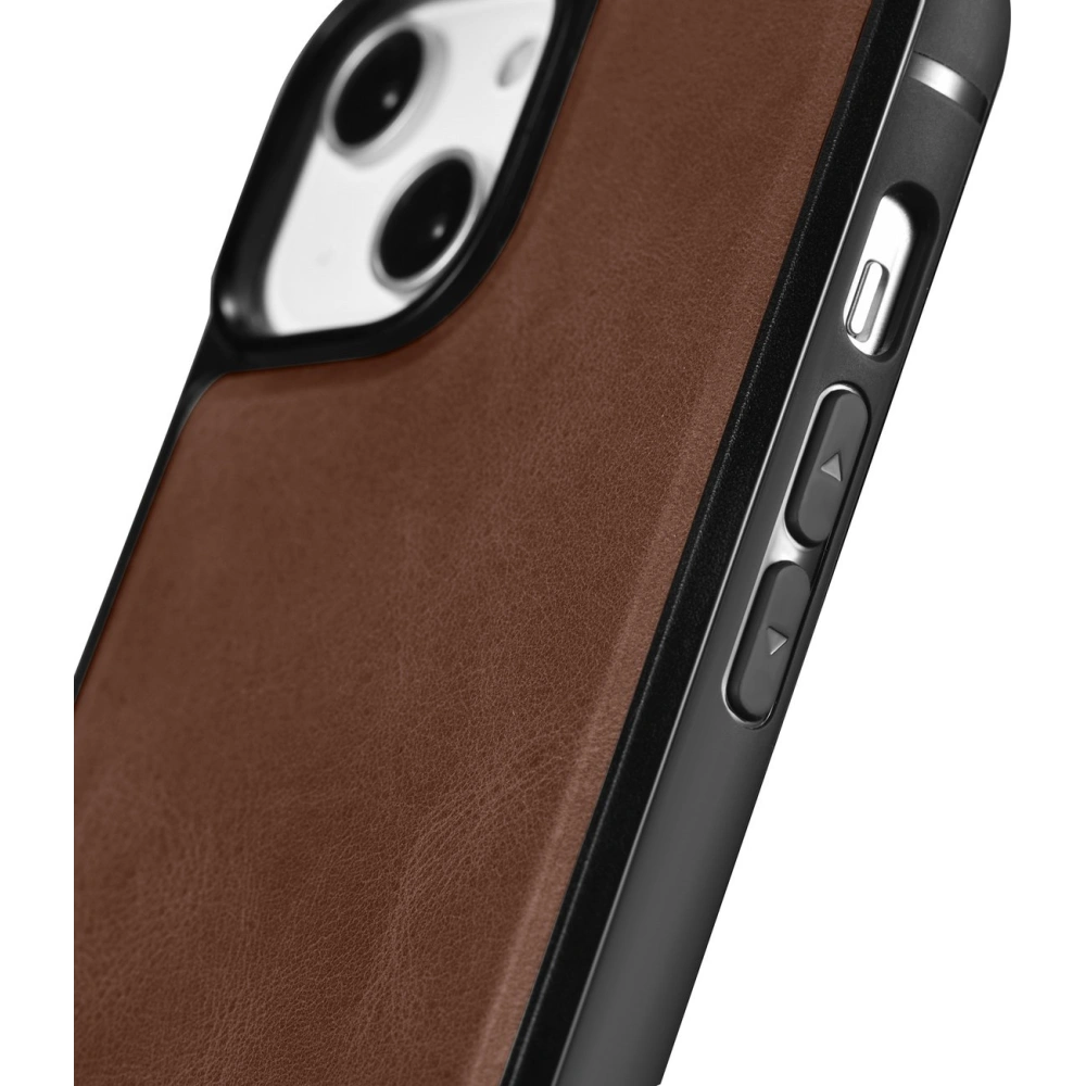 Hurtownia GSM - Etui iCarer bőr olaj viasz MagSafe Apple iPhone 14 barna - ICR422 - {ean13} - Hurt