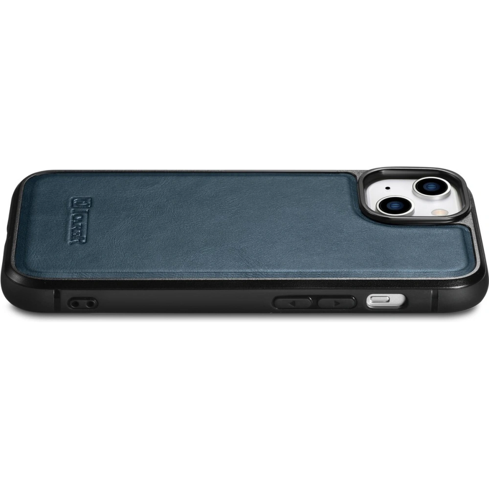 Hurtownia GSM - Etui iCarer bőr olaj viasz MagSafe Apple iPhone 14 kék - ICR423 - {ean13} - Hurt