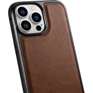 Hurtownia GSM - Etui iCarer Leather Oil Wax MagSafe Apple iPhone 14 Pro brązowy - ICR426 - {ean13} - Hurt