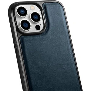 Wholesale iCarer Leather Oil Wax MagSafe Apple iPhone 14 Pro blue - ICR427 - {ean13} - Hurt