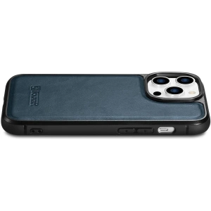 Wholesale iCarer Leather Oil Wax MagSafe Apple iPhone 14 Pro blue - ICR427 - {ean13} - Hurt