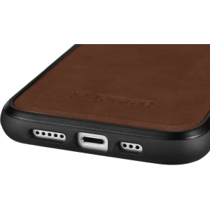 Wholesale iCarer Leather Oil Wax MagSafe Apple iPhone 14 Plus / 15 Plus brown - ICR430 - {ean13} - Hurt