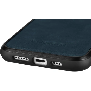 Wholesale iCarer Leather Oil Wax MagSafe Apple iPhone 14 Plus / 15 Plus blue - ICR431 - {ean13} - Hurt