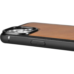 Wholesale iCarer Leather Oil Wax MagSafe Apple iPhone 14 Plus / 15 Plus light brown - ICR432 - {ean13} - Hurt