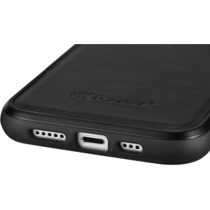 Wholesale iCarer Leather Oil Wax MagSafe Apple iPhone 14 Pro Max black - ICR433 - {ean13} - Hurt