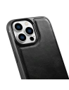 Hurtownia GSM - Case iCarer Lederölwachs MagSafe Apple iPhone 14 Pro Max schwarz - ICR433 - {ean13} - Hurt