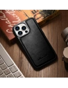 Wholesale iCarer Leather Oil Wax MagSafe Apple iPhone 14 Pro Max black - ICR433 - {ean13} - Hurt