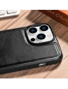 Wholesale iCarer Leather Oil Wax MagSafe Apple iPhone 14 Pro Max black - ICR433 - {ean13} - Hurt