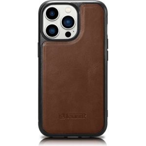Hurtownia GSM - Etui iCarer Leather Oil Wax MagSafe Apple iPhone 14 Pro Max brązowy - ICR434 - {ean13} - Hurt
