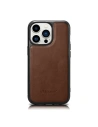 iCarer Leather Oil Wax MagSafe Apple iPhone 14 Pro Max brown