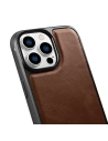 Wholesale iCarer Leather Oil Wax MagSafe Apple iPhone 14 Pro Max brown - ICR434 - {ean13} - Hurt