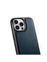 Wholesale iCarer Leather Oil Wax MagSafe Apple iPhone 14 Pro Max blue - ICR435 - {ean13} - Hurt