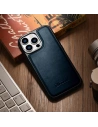 Hurtownia GSM - Etui iCarer Leather Oil Wax MagSafe Apple iPhone 14 Pro Max albastru - ICR435 - {ean13} - Hurt