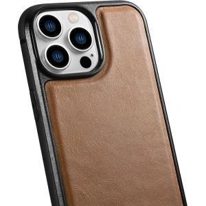 Hurtownia GSM - Etui iCarer Leather Oil Wax MagSafe Apple iPhone 14 Pro Max jasnobrązowy - ICR436 - {ean13} - Hurt