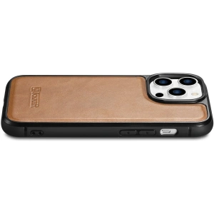 Hurtownia GSM - Etui iCarer Leather Oil Wax MagSafe Apple iPhone 14 Pro Max jasnobrązowy - ICR436 - {ean13} - Hurt