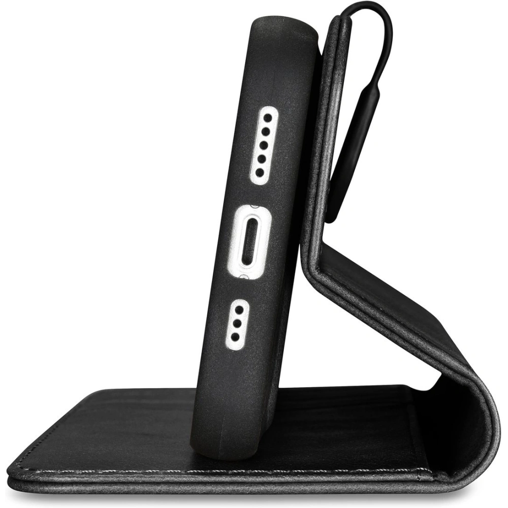 Hurtownia GSM - Etui iCarer Oil Wax Wallet Anti-RFID 2in1 Apple iPhone 14 czarny - ICR437 - {ean13} - Hurt