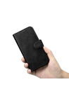 Hurtownia GSM - Etui iCarer Oil Wax Wallet Anti-RFID 2in1 Apple iPhone 14 czarny - ICR437 - {ean13} - Hurt