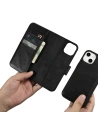 Hurtownia GSM - Etui iCarer Oil Wax Wallet Anti-RFID 2in1 Apple iPhone 14 czarny - ICR437 - {ean13} - Hurt