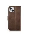 Wholesale iCarer Oil Wax Wallet Anti-RFID 2in1 Apple iPhone 14 brown - ICR438 - {ean13} - Hurt