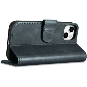 Wholesale iCarer Oil Wax Wallet Anti-RFID 2in1 Apple iPhone 14 blue - ICR439 - {ean13} - Hurt