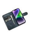 Hurtownia GSM - Etui iCarer Oil Wax Wallet Anti-RFID 2in1 Apple iPhone 14 albastru - ICR439 - {ean13} - Hurt