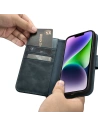 Hurtownia GSM - Etui iCarer Oil Wax Wallet Anti-RFID 2in1 Apple iPhone 14 modrý - ICR439 - {ean13} - Hurt