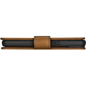 Wholesale iCarer Oil Wax Wallet Anti-RFID 2in1 Apple iPhone 14 light brown - ICR440 - {ean13} - Hurt