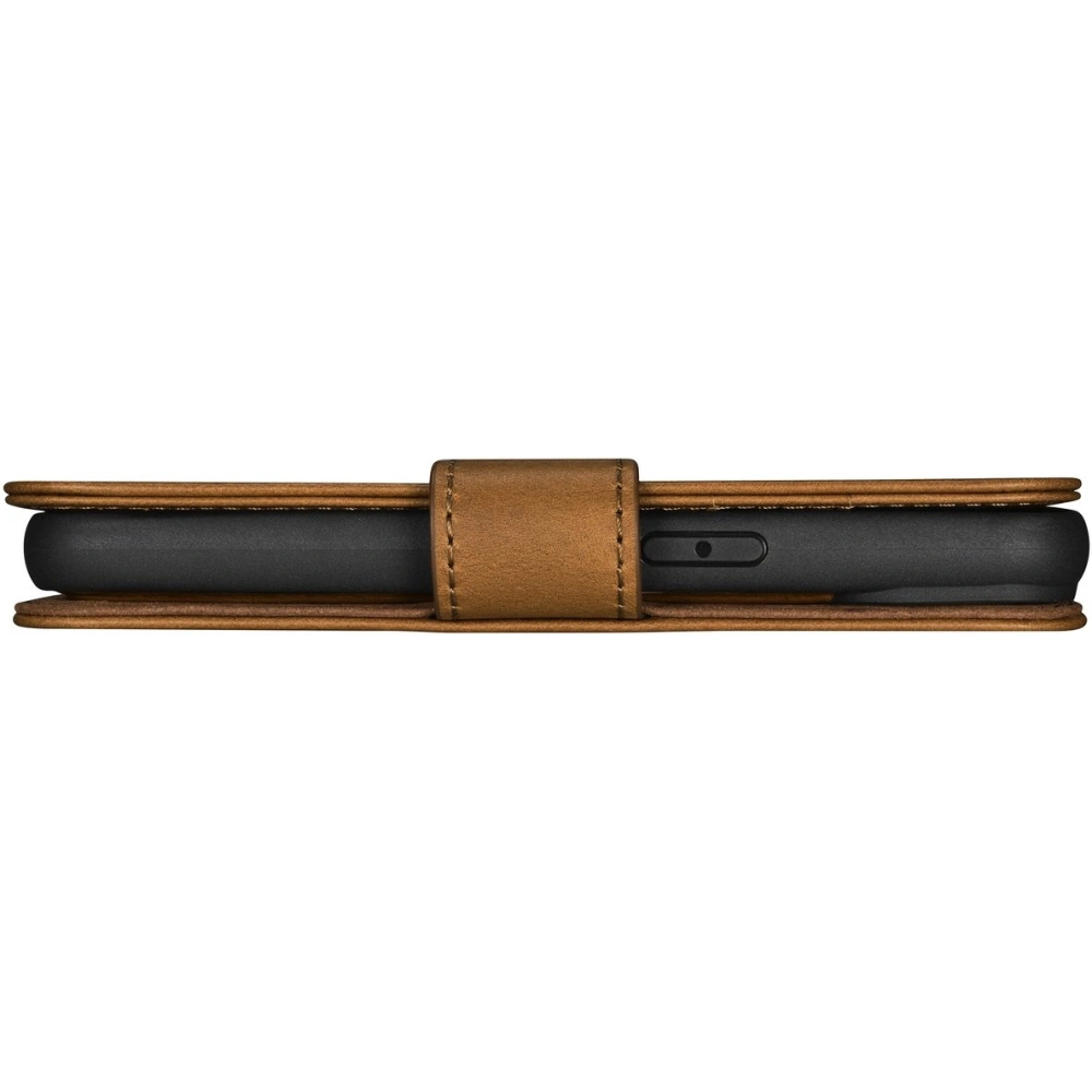 Hurtownia GSM - Etui iCarer Olajviasz Pénztárca Anti-RFID 2in1 Apple iPhone 14 világosbarna - ICR440 - {ean13} - Hurt