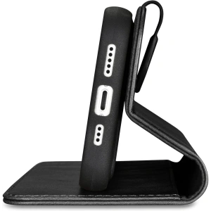 Wholesale iCarer Oil Wax Wallet Anti-RFID 2in1 Apple iPhone 14 Pro black - ICR441 - {ean13} - Hurt