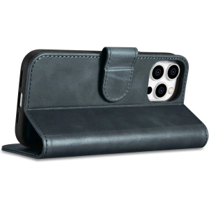 Hurtownia GSM - Etui iCarer Oil Wax Wallet Anti-RFID 2in1 Apple iPhone 14 Pro niebieski - ICR443 - {ean13} - Hurt