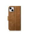 Hurtownia GSM - Etui iCarer Oil Wax Wallet Anti-RFID 2in1 Apple iPhone 14 Plus / 15 Plus jasnobrązowy - ICR448 - {ean13} - Hurt