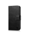 Etui iCarer Oil Wax Wallet Anti-RFID 2in1 Apple iPhone 14 Pro Max černé