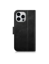 Hurtownia GSM - Etui iCarer Oil Wax Wallet Anti-RFID 2in1 Apple iPhone 14 Pro Max negru - ICR449 - {ean13} - Hurt