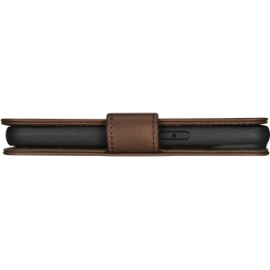 Wholesale iCarer Oil Wax Wallet Anti-RFID 2in1 Apple iPhone 14 Pro Max brown - ICR450 - {ean13} - Hurt