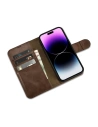 Hurtownia GSM - Etui iCarer Oil Wax Wallet Anti-RFID 2in1 Apple iPhone 14 Pro Max hnědý - ICR450 - {ean13} - Hurt