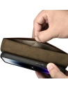 Hurtownia GSM - Etui iCarer Oil Wax Wallet Anti-RFID 2in1 Apple iPhone 14 Pro Max hnědý - ICR450 - {ean13} - Hurt