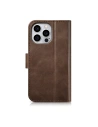 Hurtownia GSM - Etui iCarer Oil Wax Wallet Anti-RFID 2in1 Apple iPhone 14 Pro Max hnědý - ICR450 - {ean13} - Hurt