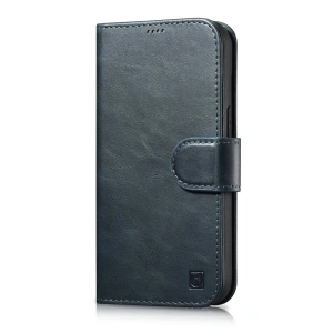 Hurtownia GSM - Case iCarer Oil Wax Wallet Anti-RFID 2in1 Apple iPhone 14 Pro Max blau - ICR451 - {ean13} - Hurt