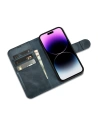 Wholesale iCarer Oil Wax Wallet Anti-RFID 2in1 Apple iPhone 14 Pro Max blue - ICR451 - {ean13} - Hurt