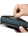Wholesale iCarer Oil Wax Wallet Anti-RFID 2in1 Apple iPhone 14 Pro Max blue - ICR451 - {ean13} - Hurt