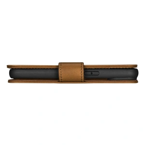 Wholesale iCarer Oil Wax Wallet Anti-RFID 2in1 Apple iPhone 14 Pro Max light brown - ICR452 - {ean13} - Hurt