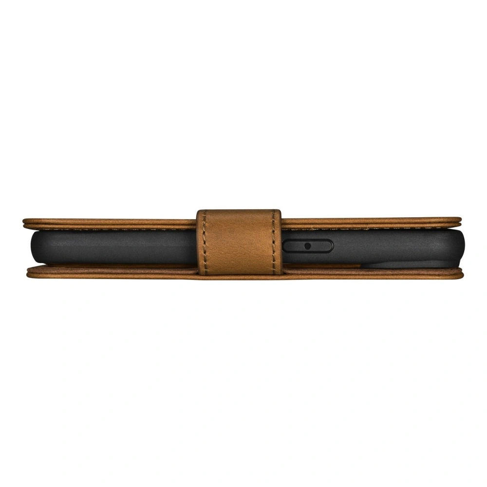 Wholesale iCarer Oil Wax Wallet Anti-RFID 2in1 Apple iPhone 14 Pro Max light brown - ICR452 - {ean13} - Hurt