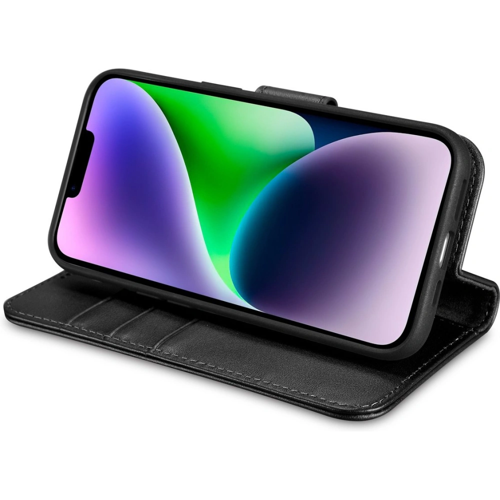 Hurtownia GSM - Etui iCarer Wallet Anti-RFID 2in1 Apple iPhone 14 negru - ICR453 - {ean13} - Hurt