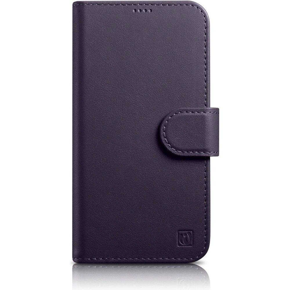 Hurtownia GSM - Etui iCarer Wallet Anti-RFID 2in1 Apple iPhone 14 tmavě fialové - ICR456 - {ean13} - Hurt