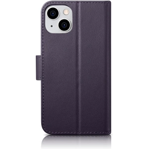 Wholesale iCarer Wallet Anti-RFID 2in1 Apple iPhone 14 dark purple - ICR456 - {ean13} - Hurt