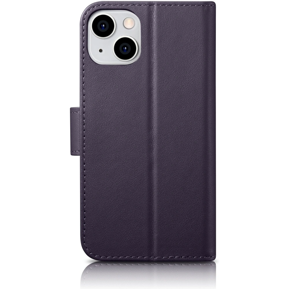 Wholesale iCarer Wallet Anti-RFID 2in1 Apple iPhone 14 dark purple - ICR456 - {ean13} - Hurt