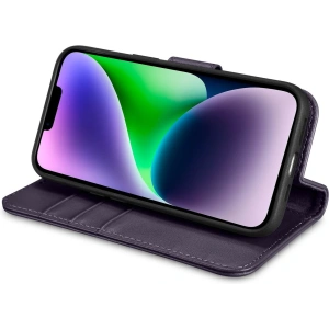 Wholesale iCarer Wallet Anti-RFID 2in1 Apple iPhone 14 dark purple - ICR456 - {ean13} - Hurt