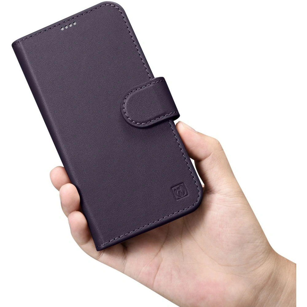 Wholesale iCarer Wallet Anti-RFID 2in1 Apple iPhone 14 dark purple - ICR456 - {ean13} - Hurt